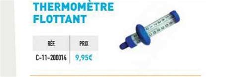 Promo Thermomètre Flottant chez Cash Piscines iCatalogue fr