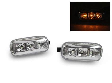 B6 And 2006 2008 B7 Audi A4 S4 Rs4 Clear Amber Led Depo Side Marker