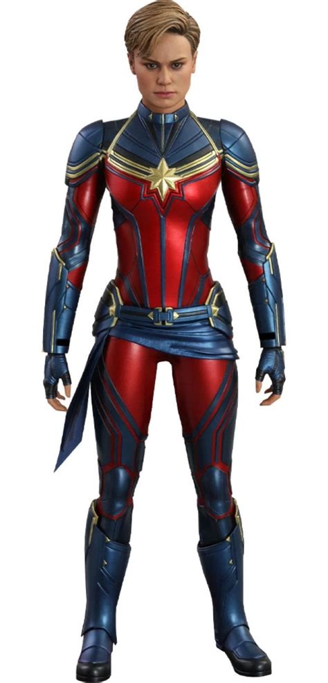 Avengers Endgame Movie Masterpiece Series PVC Akční Figure Captain Marvel cm Hot Toys