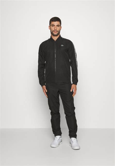 Lacoste Sport Tracksuit Treningsdress Blacksvart Zalandono