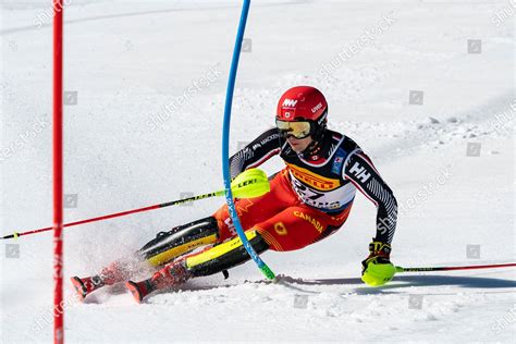 Erik Readcan Competing Telepass Fis Alpine Editorial Stock Photo