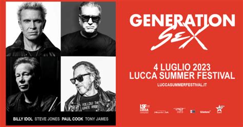 Generation Sex Ufficiale In Concerto Al Lucca Summer Festival Il Luglio