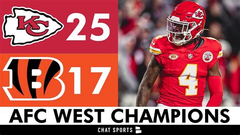 Afc West Champions Again Kansas City Chiefs Instant Reaction News