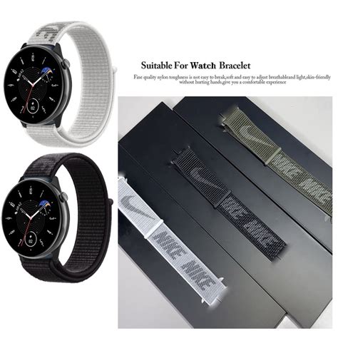 20mm 22mm Pulseira De Nylon Para Huami Amazfit GTR4 GTR3 GTR2 GTR Mini