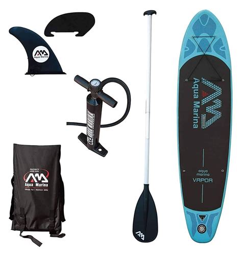 Aqua Marina Vapor Inflatable Stand Up Portable Paddle Board Bt 18vap