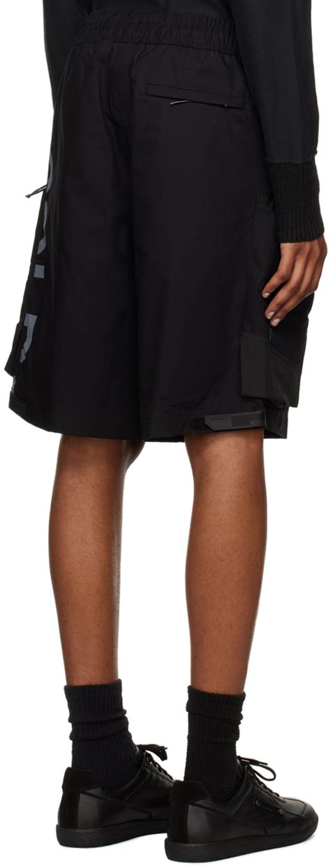 A Cold Wall Black Overset Tech Shorts A Cold Wall