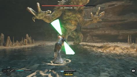 STAR WARS Jedi Survivor Rancor Boss Fight YouTube