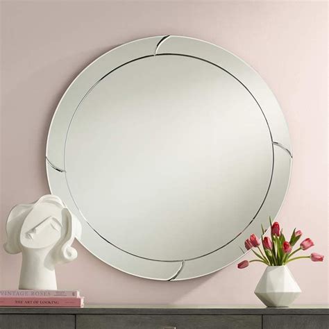 Modern Round Mid Century Modern Modern Design Mirrors For Sale