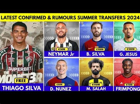 LATEST CONFIRMED RUMOURS SUMMER TRANSFERS 2024 Thiago Silva To