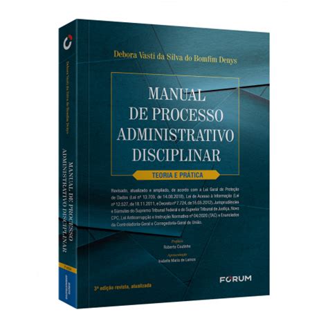 Manual De Processo Administrativo Disciplinar Loja Jur Dica Online