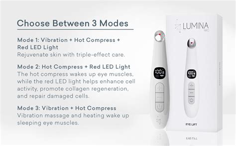 3 In 1 Eye Massage Wand Reduce Fine Lines Dark Circles