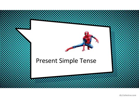 Present Simple Super Heroes Gramma English Esl Powerpoints Hot