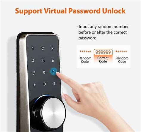 Waterproof Electrinic Door Lock Smart Lock Remote Control Keypad Rfid