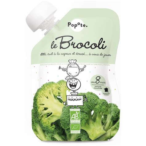 Popote Le Brocoli Dès 8 mois BIO 120g Paraphamadirect