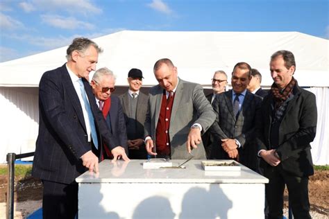 Nouaceur Pose de la première pierre de lextension de Casablanca