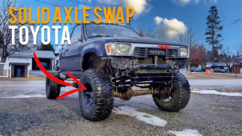 I Solid Axle Swapped A Hilux In 3 Days Youtube