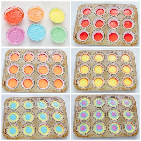 Easy Rainbow Cupcake Recipe Therecipecritic