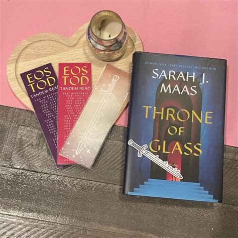 Throne Of Glass Tandem Read Bookmark Single Or Two Pack Empire Of Storms Tower Of Dawn Sarah J