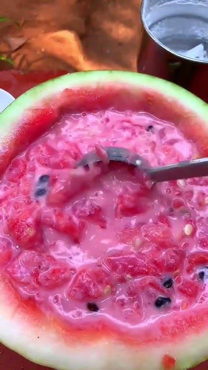 Super👌watermelon Refreshing Drink😋😋ayishariyasvlogsh 2023 Shortsyoutubewatermelon Youtube