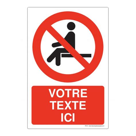 P018 Interdiction De S Asseoir Texte