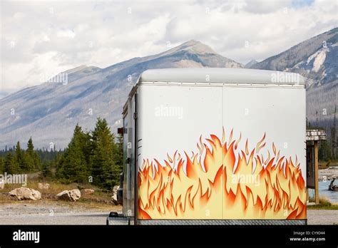 Boreal Forest Burnt By The Mount Shanks Wild Fire In Kootenay National