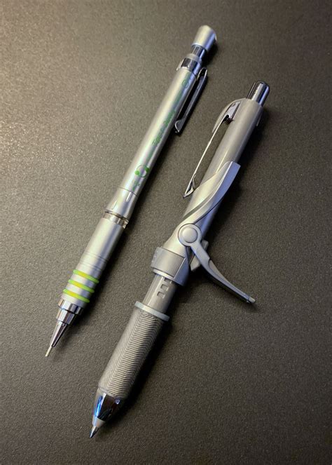 Sci Fi Style In Silver Zebra Tect 2way Mab 41 Shaker Mechanical Pencil