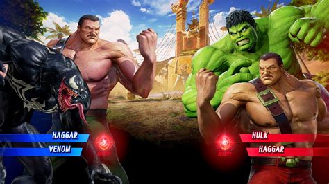 Haggar Venom Vs Hulk Haggar Very Hard Marvel Vs Capcom K Uhd