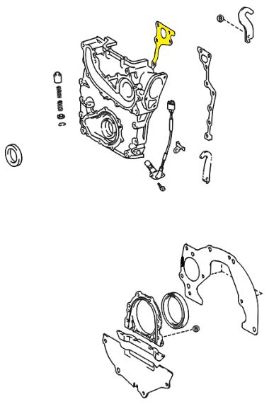 Rz L Timing Chain Gasket Genuine Right Yota