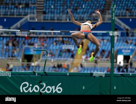 Britain S Katarina Johnson Thompson Competes In A Heat Of The Women S