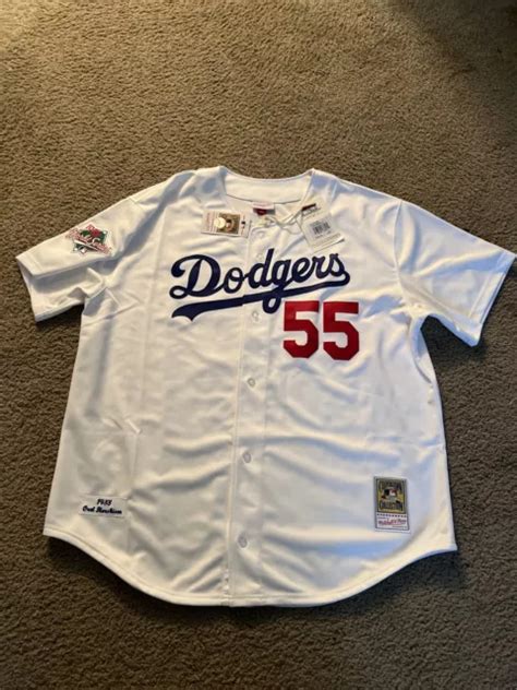 LOS ANGELES LA Dodgers Orel Hershiser Authentic 1988 White Jersey