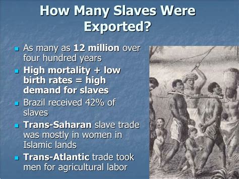 Ppt Ch 20 Africa And The Atlantic Slave Trade Powerpoint