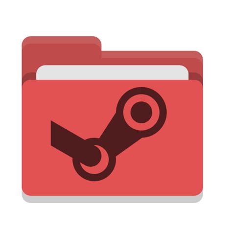 Folder red steam - Files & Folders Icons