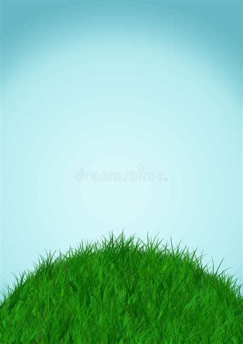 Sky And Ground Background Vector Illustration Stock Vector