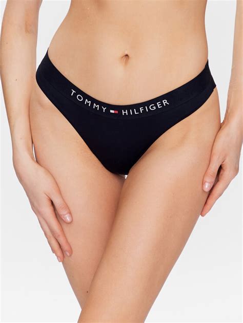 Tommy Hilfiger Bikini Unterteil UW0UW04134 Dunkelblau Modivo De