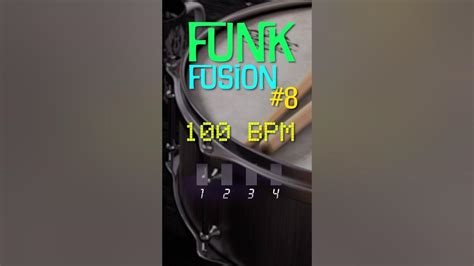 100 Bpm Funk Fusion Drum Loop 8 🥁 44 Drumloop Practice Funkfusiongrooves Youtube