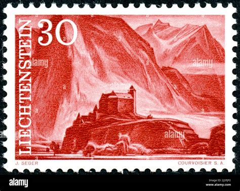 LIECHTENSTEIN CIRCA 1959 A Postal Stamp Printed In Liechtenstein