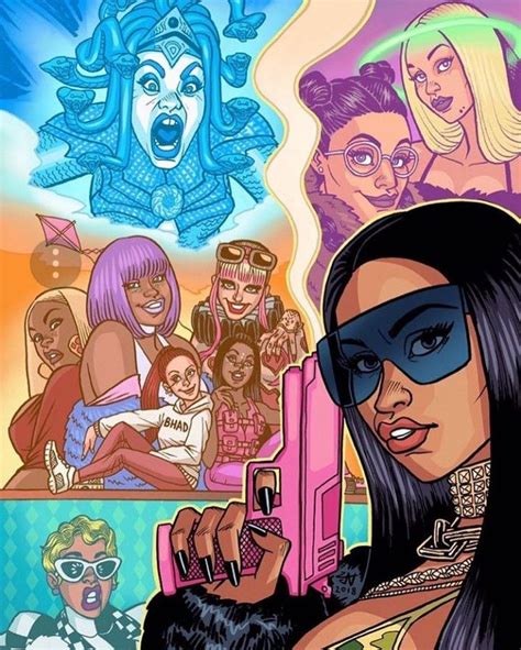 Pin By Trashcanent👾 On Assies Nicki Minaj Drawing Queen Art Cartoon Art