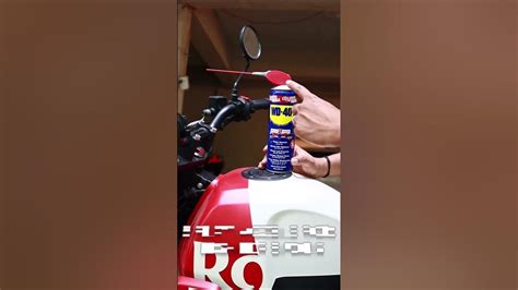 Cleaning And Protecting Your Motorcycle With Wd 40 Youtube