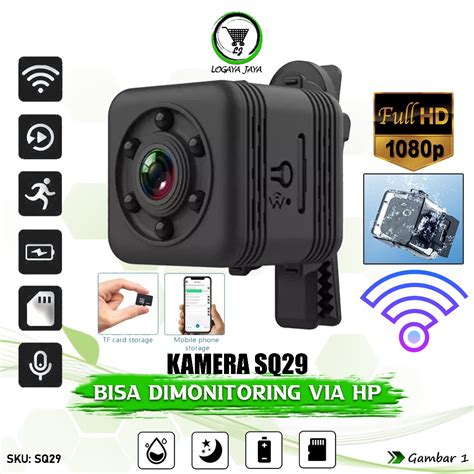 Jual Spy IP Camera Mini Action Cam SQ29 Wifi HD 1080P Kamera Aksi Olah