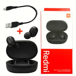 Xiaomi Redmi Airdots Fone Stereo Bass Tws Bluetooth Shopee Brasil