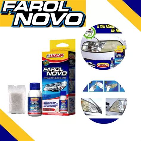 Luxcar Limpa Farol Remove Fosco Amarelados Estopa Inclusa MercadoLivre