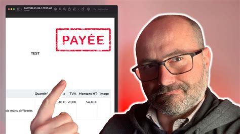 Oui on peut et c est facile PDF avec le tampon payée pour une