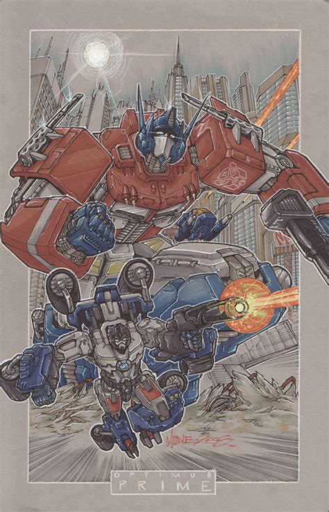 Comics Forever, Optimus Prime & Roller // artwork by Alex...