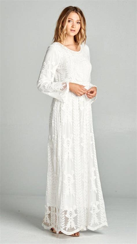 Caitlin White Lace Dress Latter Day Saint Temple Dress Also Comes In