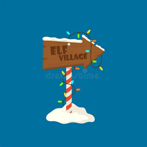 Elf Village Sign Stock Illustrations 77 Elf Village Sign Stock