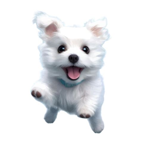 Premium Vector Cute 3d Puppy In The Style Of Photorealistic