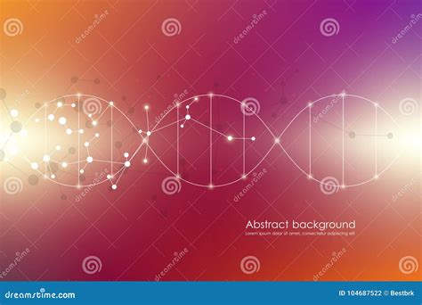 Sistema Del Espiral De La Dna Ejemplo Del Vector Ilustraci N Del