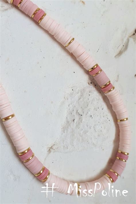 Clay Bead Necklace Clay Bracelet Beaded Necklace Diy Clay Beads