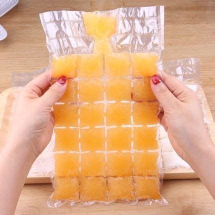 Custom Plastic Sealing LDPE Plastic Ice Cube Freezer Packaging