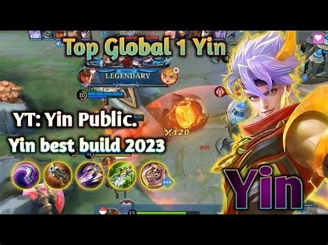 Yin Gameplay Yin Best Build 2023 Top Global 1 Yin By YT Yin Public